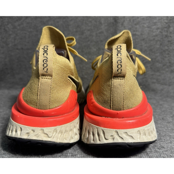 Nike Epic React Flyknit 2 Club Gold BQ8928-700 - Size 14 - Picture 4 of 7